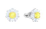 Swarovski Серьги-гвоздики Sunshine для женщин белые - фото