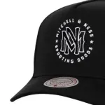 Mitchell Ness Бейсболка Mitchell & Ness унисекс черная, Black - фото 3