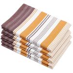 Чайные полотенца набор  Zollner, коричневый - фото