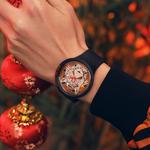 Унисекс золотые часы 47 мм SB03Z102 SWATCH - фото 7