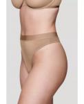Женские стринги с высокой талией - модал CUUP, бежевый - фото 3