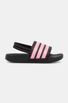 Детские шлепанцы ADILETTE ESTRAP Adidas, черный - фото 3