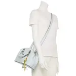 Сумка-сэтчел с драпировкой и цветочным шармом Bcbgeneration, черный - фото 4