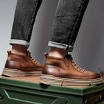 Туфли Men"s Casual Men Low-Top Brown Kaiser - фото 7