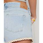 Джинсовые шорты Superdry Lace Hot, синий - фото 4