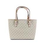 MICHAEL KORS Сумка Jet Set Leather, шоппер, мини-клатч Vanilla White - фото 7