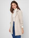 Переходное пальто стандартного кроя Only, бежевый - фото 4