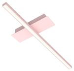 Потолочный светильник Lumicom Splint, розовый - фото