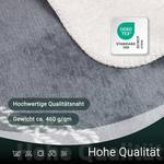 Мягкое одеяло Zollner 00000046, серый - фото 5