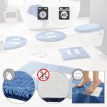 Коврик для ванной Erwin Müller Badematte Korfu, синий - фото 3