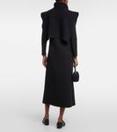 Кашемировый воротник eppie в рубчик. The Row, синий - фото 3