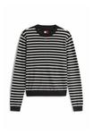 Джемпер Tommy Jeans ESSENTIAL CREW SWEATER, Black Ecru Stripe/Black - фото 5