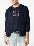 Zadig&Voltaire худи Clash на молнии, синий - фото 4