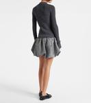 Шерстяной свитер-поло с узором Аргайл Ganni, Paloma - фото 3