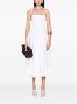 STAUD платье миди Wylie, белый - фото 2