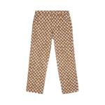 Брюки Pleasures Curfew Checker Work Pants, коричневый - фото