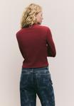 Топ Next MOCK NECK LONG SLEEVE, Cherry Red/Red - фото 2