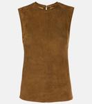 Замшевый топ Miuccia Stouls, бронзовый - фото