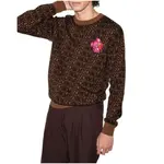 Джемпер с логотипом Mouse patch MOSCHINO, темно-коричневый - фото 4