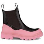 Ботинки челси женские черные/розовые Ecco - фото 2