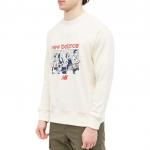 Свитшот мужской белый New Balance - фото 5