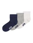 Носки GAP, Navy/Mottled Grey/White - фото