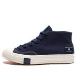 Кроссовки undefeated x chuck 70 mid 'black iris' Converse, синий - фото