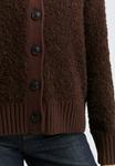 Кардиган TOM TAILOR Cardigan, Dark Pecan Brown Melange/Dark Brown - фото 4