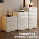 Quanu Комод для спальни в современном минималистичном стиле, кремовый, 3 ящика - фото 9