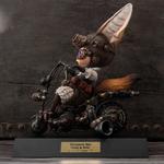 Фигурка Molly Makers X Pop Mart, Steam Punk Biker, Artist Edition, 24 см Mana - фото 7