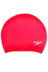 Силиконовая шапочка для плавания с длинными волосами Speedo, розовый - фото