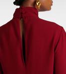 Платье миди Gina с перьевым декором Taller Marmo, Burgundy - фото 6