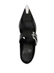 Мюли Punk Buckle 40 Alexander McQueen, черный - фото 4