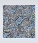 Шелковый платок пейсли Dunhill, Royal Blue - фото