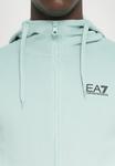 Худи EA7 Emporio Armani TRAIN CORE HOODIE, Blue Surf/Mint - фото 7