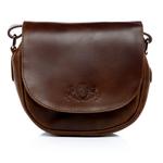 Сумка через плечо SID & VAIN Leder Umhängetasche Leder Damen BRIGHTON, коричневый - фото