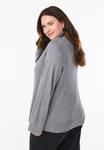 Джемпер Zizzi Jumper, Medium Grey Melange/Grey - фото 3