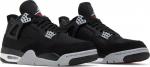 Кроссовки Jordan 4 Retro SE, черные парусиновые - фото 4