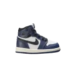 Кроссовки Air Jordan 1 Retro High OG TD, цвет Midnight Navy - фото