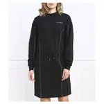 Платье с контрастной строчкой Karl Lagerfeld, черный - фото