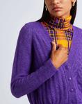 Кардиган 8 By Yoox, фиолетовый - фото 3
