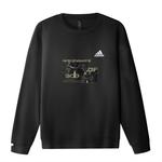 Adidas Свитшот унисекс черный - фото 3