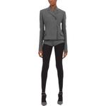 Двубортный шерстяной блейзер Ferragamo, серый - фото 4