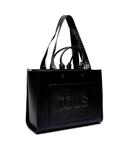 Сумка шоппер женская Tous Amaya с тисненым логотипом, черный - фото 4