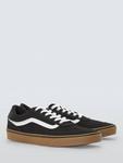 Бруклинские кроссовки Vans, Black/Gum - фото 2