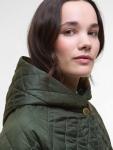 Хилари стеганая куртка Barbour, Olive/Ancient Tartan - фото 4