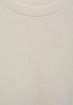 Футболка Mango Basic T-shirt, Beige - фото 6