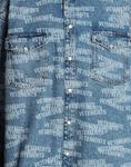 Джинсовая рубашка Vetements, синий - фото 4