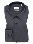 Рубашка Slim Fit антрацитового цвета Eterna - фото 5
