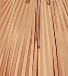 Топ из плиссированного атласа Moama Stella McCartney, Soft Camel - фото 4